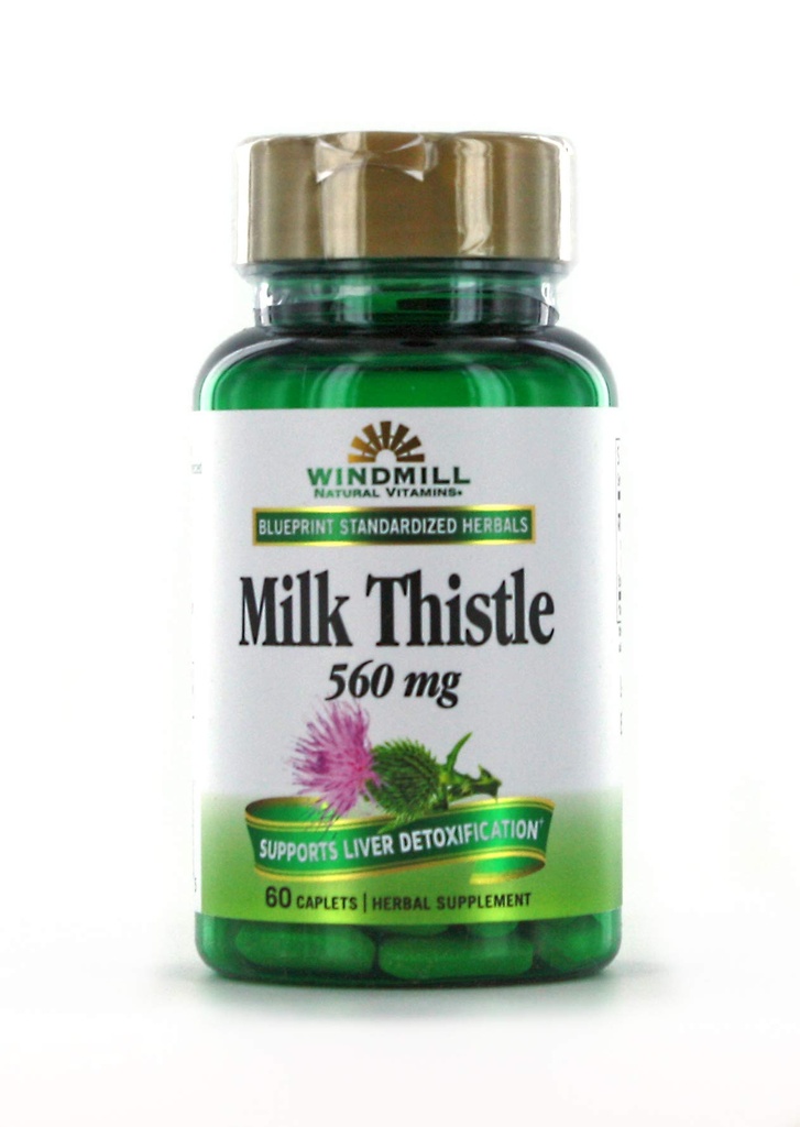 Windmill Milk Thistle (560 Mg Extract) Tablets 60 Ea