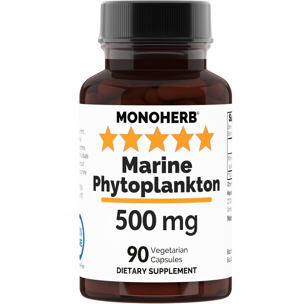 MONOHERB mereline fütoplankton 500 mg - 90 taimekapslit