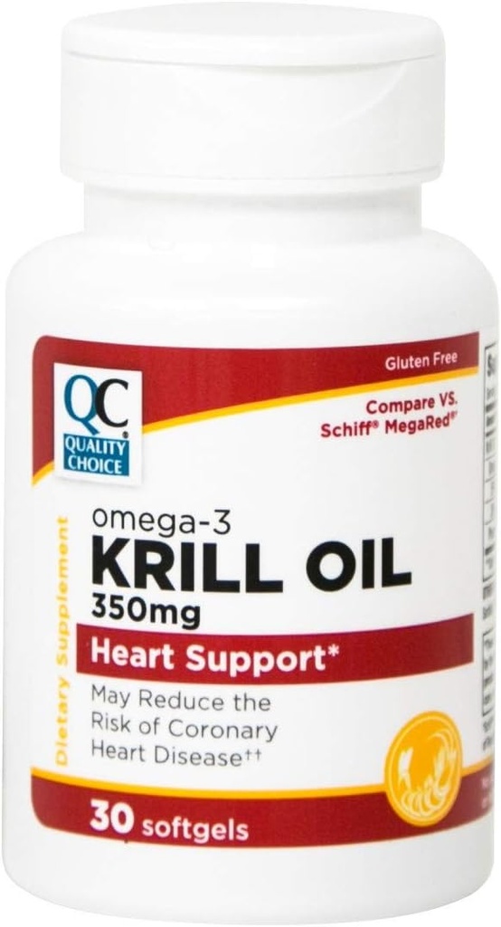 Kvaliteetne Krill õli 350 Mg Softgels 30Ct