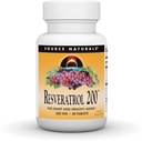 Allikas Naturals Resveratrool, südame ja tervisliku vananemise jaoks * 200 mg - 30 tabletti