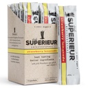Superieur Electrolyte Powder Packets - Vegan Elektrolüütide Hüdratsioon Pulber w / Mere Mineraalid - Keto Sõbralik, Mitte-GMO, Zero Suhkru Elektrolüütide Täiendus Tervislik Sport Jook-Maasikasemonaat (14 Pakki)