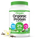 Orgaaniline Vegan Valgu Pulber, Vanilla Bean - 21g Taimeproteiin, 6g Prebiootiline Fiber, Ei Laktoosi Koostisosad, Ei Lisatud Suhkur, Mitte-GMO, Shakes & Smoothies, 2,03 lb (Pakendamine Võib erineda)