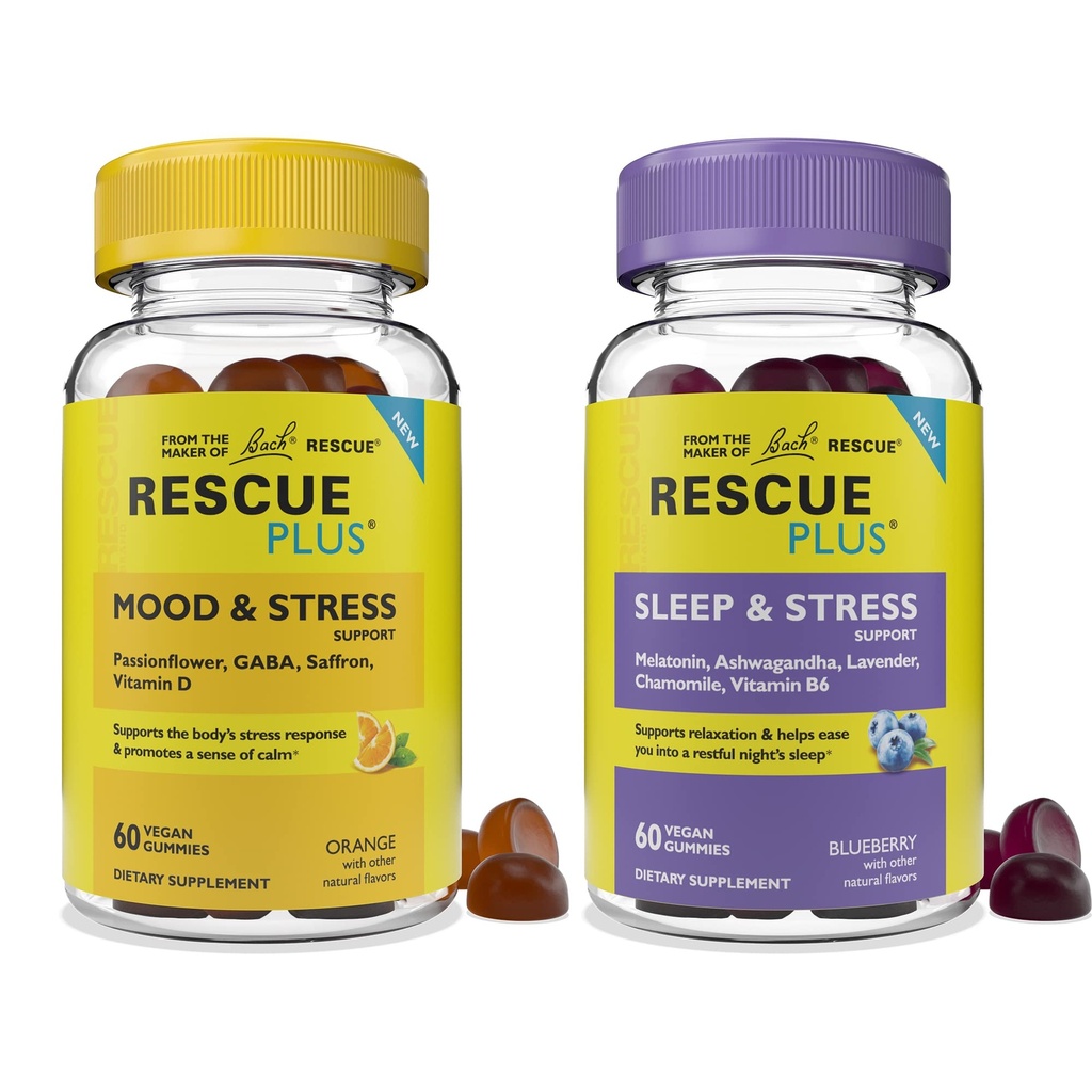 Bach RESCUE Plus Gummy Day & Night Bund 2 x 60 Count