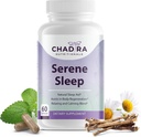 Serene Sleep valem | Rest-Boosting Magneesium tsitraat W / melatoniin, Passion Flower, Kaltsium ja L-Theanine | Natural Deep Sleep vitamiinid täiskasvanutele - 60 kapslit, 30 päeva pakkumine