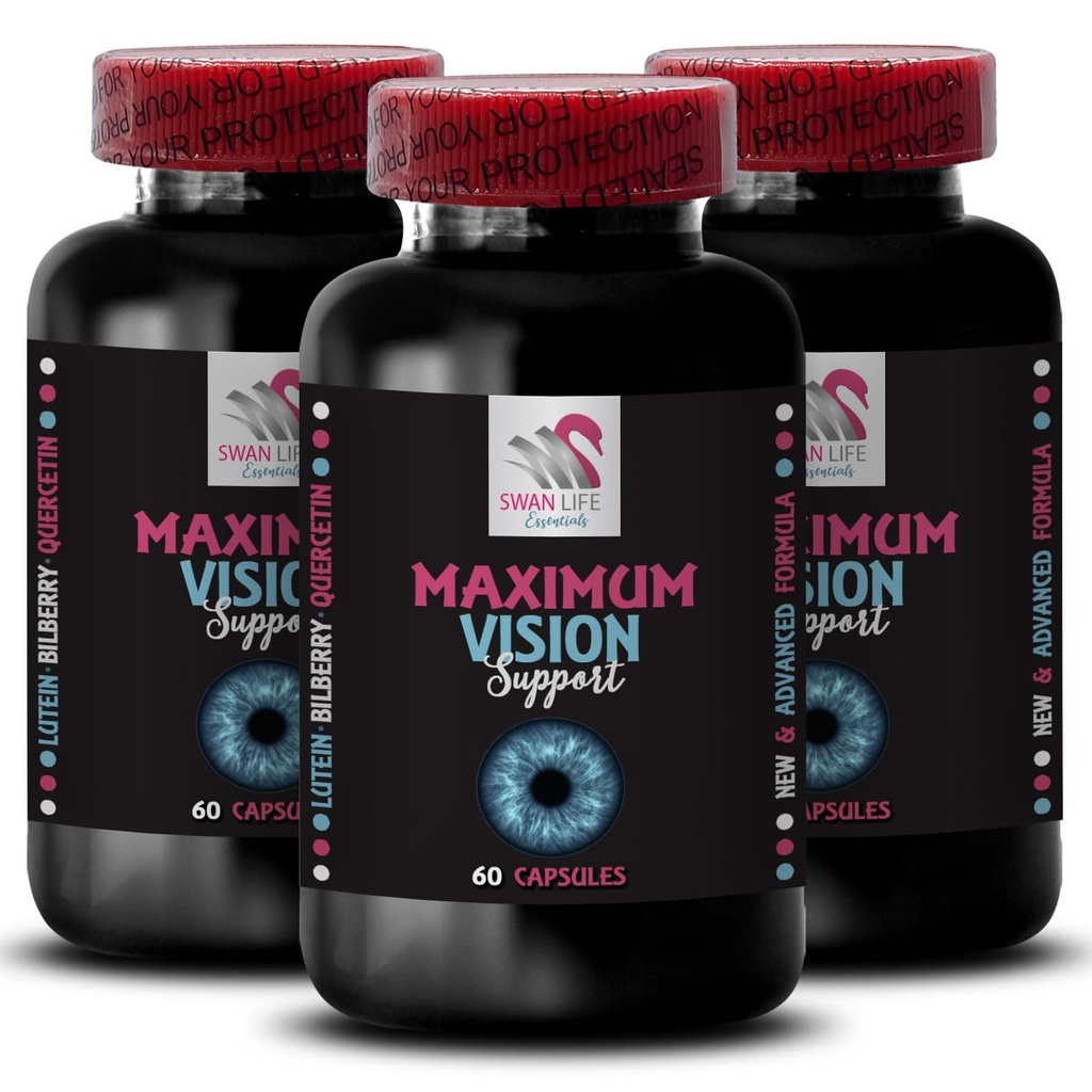 Focus clear - EYE VISION SUPPLEMENT - Vision boost, Better sight, Focus support, Eye sharpener, Sharp images, Focus lens, Sharp perception, Clearer vision, Focus enhancer 3 Bottle 180 Capsules