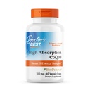 Doctor's Best High Absorption CoQ10 koos BioPerine, Vegan, Gluteenivaba, looduslikult kääritatud, Heart Health & Energy Production, 100 mg 60 Veggie Caps