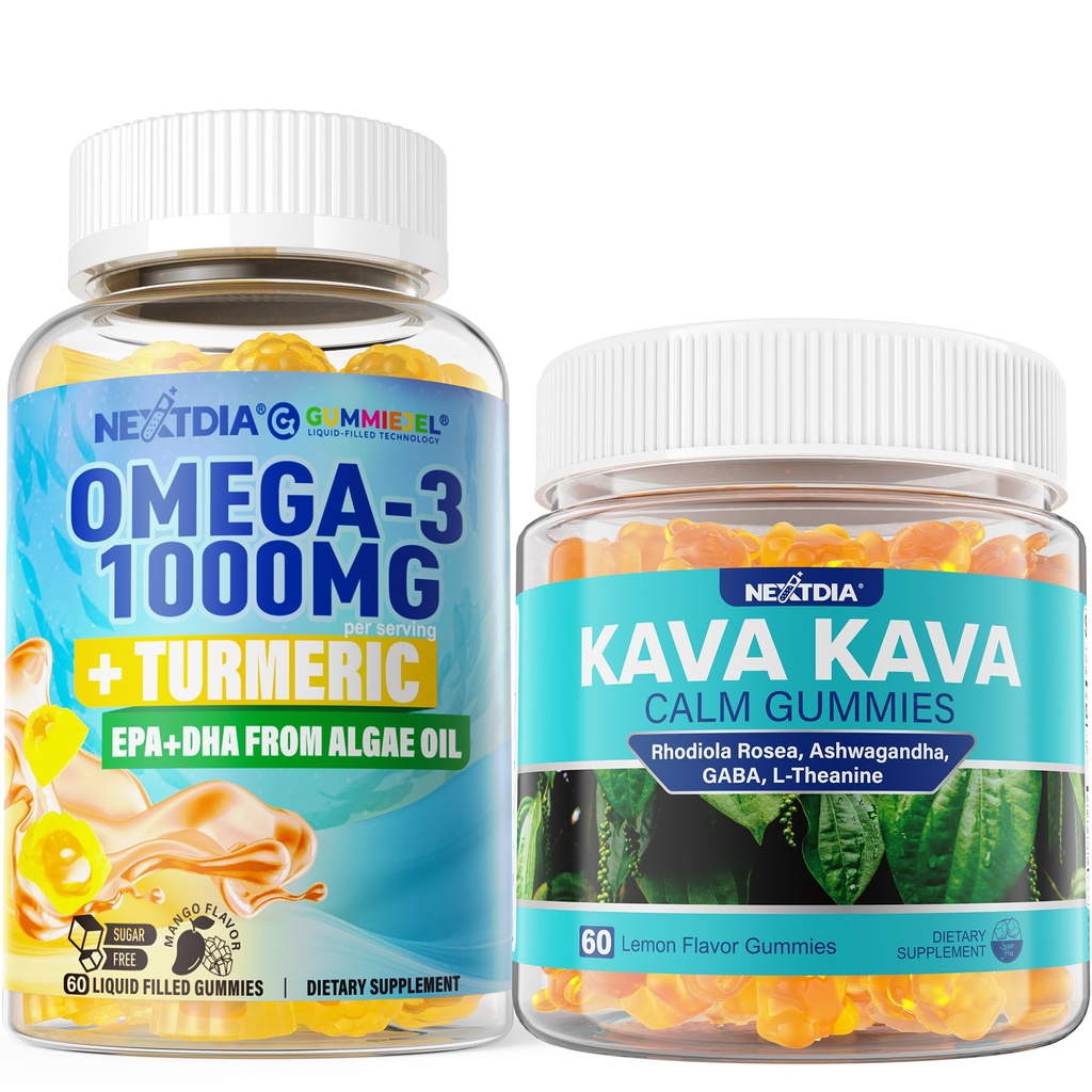 Omega3 + kurkum, Kava Calm Gummies