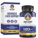 Tudca 500mg, 60 kapslit (Tauroursodeoxycholic Acid) - Sapisoolad Maksatoetuslisand, looduslik mõru maitse- Vegan Sõbralik, Non GMO, Gluteenivabad kapslid Ancient Bliss