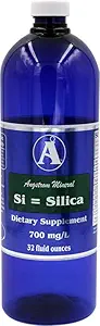 Silica Supplements by Angstrom Minerals - Vedel Ionic Silica Mineral Water 32oz 700ppm