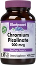 Bluebonnet Chromium Picolinate 200 mcg, 100 Taimekapslit, 100 Count