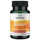 Swanson Biotin Vitamiin B7 5000 mcg 100 kapslit