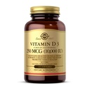 Solgar Vitamiin D3 (kolekaltsiferool) 250 MCG (10 000 IU), 120 Softgels - aitab säilitada tervislikke luid ja hambaid - Immuunsüsteemi tugi - Non GMO, Gluteenivaba, piimavaba - 120 Servings