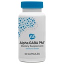 NeuroScience GABA PM Calm Sleep Aid täiskasvanutele - 400mg L Theanine Supplement 5 HTP aju tugi ja Magneesium Sleep - rahustada üliaktiivne meele ja võidusõidu mõtteid (60 kapslit)