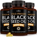 NEW AGE Black Seed Oil Softgel Kapslid - Premium Külmpressitud Nigella Sativa Tootma puhast musta köömne seemneõli - Non-GMO ja taimetoitlane 90 Count (Pack of 3)