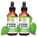 Botaaniline valik: Gymnema Sylvestre Vedel Ekstrakt - Alkohol & Gluteenivaba, Non-GMO, 1oz 2 Pack