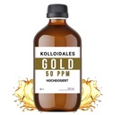 Colloidal Gold Solution, 50 PPM, 500 ml, kõrge puhtus 99,99%
