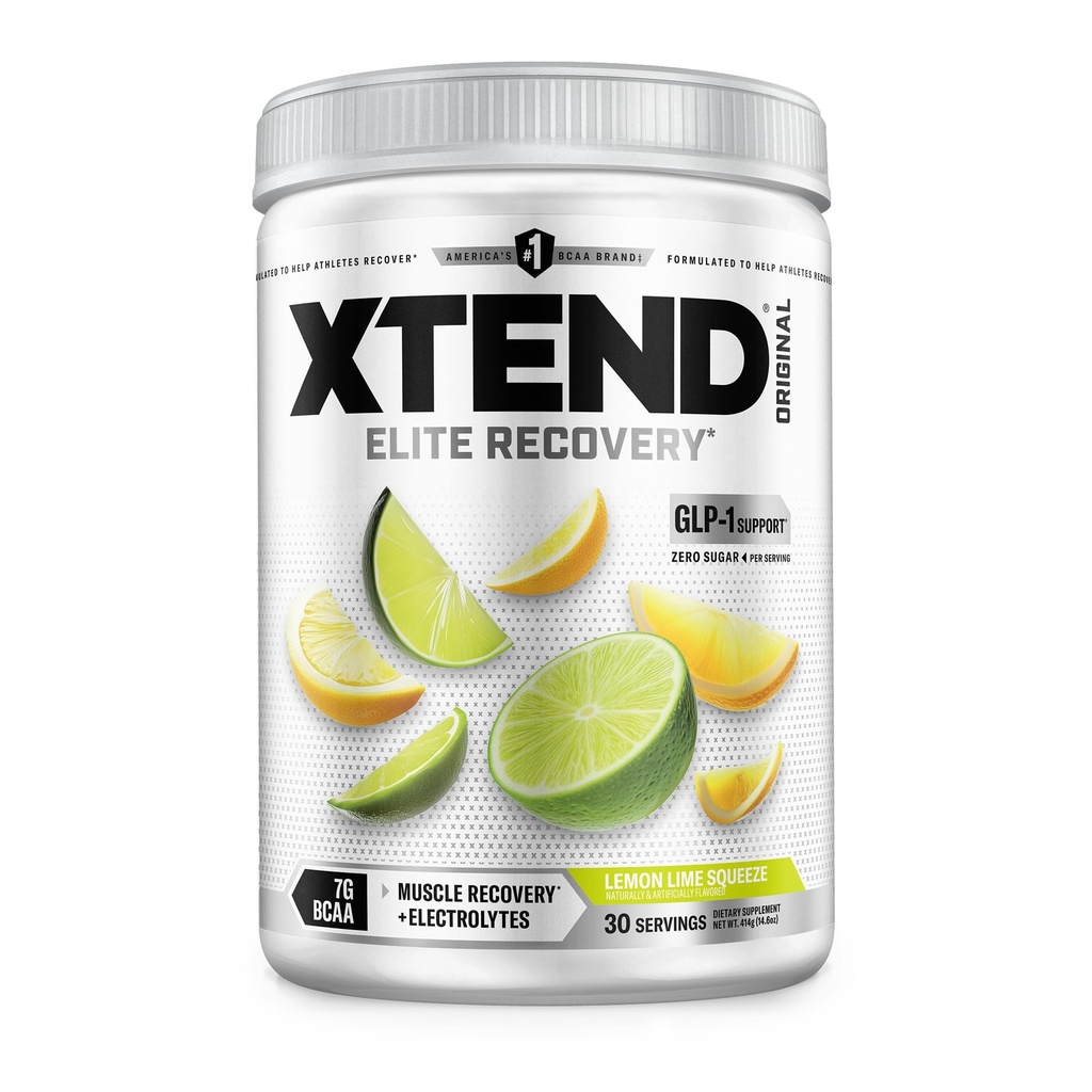 Xtend XTEND Original BCAA Powder 7 g BCAA ja 2,5 g L-Glutamiin, Suhkruvaba post Treening Lihaste taastamise jook koos aminohapetega meestele ja naistele, 30 serveerimist