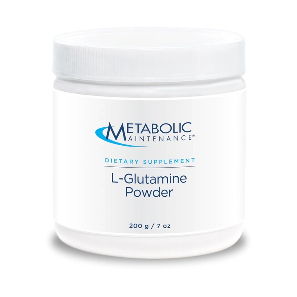 Metaboolne hooldus L-Glutamiini pulber - 1000 mg, aminohappe lisand, lihtne joogisegu, toetab soolestiku tervist ja taastumist naistele ja meestele - maitsestamata, 200 g (200 serveerimist)