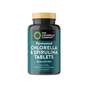 Fermenteeritud Chlorella & Spirulina tabletid, klorofüll, roheline supertoit, vetikate lisand, raskemetallide detox, immuunsuse tugi, purustatud raku sein, 1350 tabletti, mitte-GMO, vegan