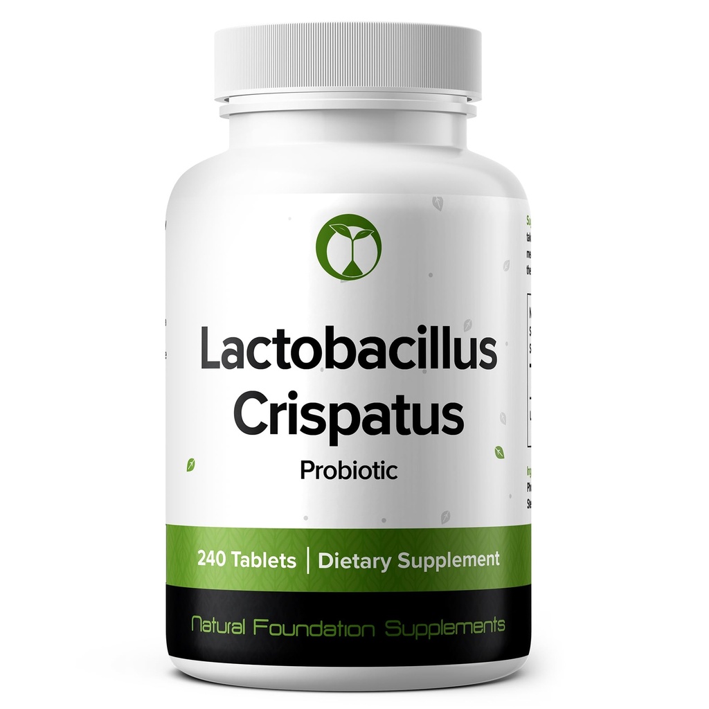 Lactobacillus Crispatus Probiootikum 240 tabletti (4 kuu pakkumine) - uuritud tüvi LCR86 - 3 miljardit CFU - seedetrakti ja vaginaalse tervise tugi - GMP sertifitseeritud (240, Lactobacillus Crispatus)