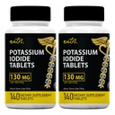 Kaaliumjodiidi tabletid ( pakendis 2 ) 130 mg - 280 tabletti EXP 10/2032 - YODO Naciente - KI Pills - Yoduro de Potasio - Nutri Supplements