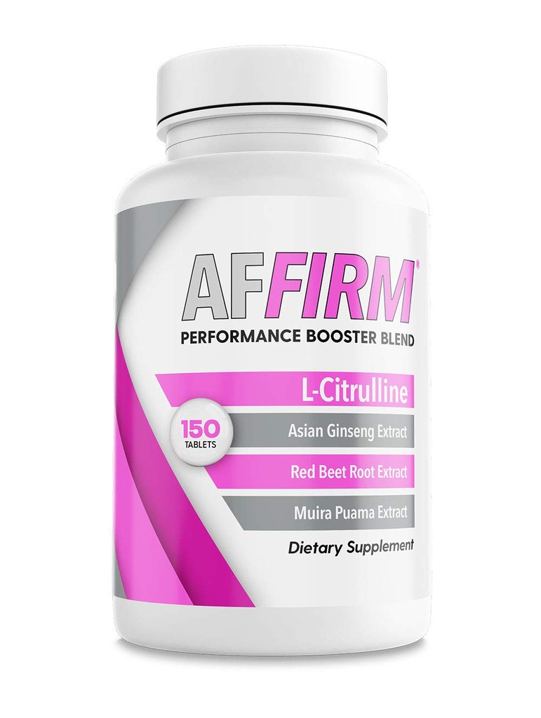 AFFIRM Lämmastikoksiidi Booster Naistele Dieet Toidulisand 750mg 150 tabletti (75 päeva pakkumine) | Parandab vereringet | loodud dr Judson Brandeis