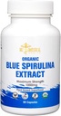 Sinine Spirulina kapslid - Orgaaniline - 1000 mg - 60 kapslit