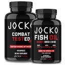 Jocko Kütuselisandite Bundle - Test Booster Meeste + Omega 3 Kalaõli (2 Pack) Võimas Antioksüdant Ja Lihaste Ehitaja