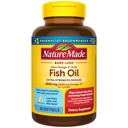 Loodus tegi ekstra tugevuse omega 3 kalaõli toidulisandeid, 2800mg, kalaõli oomega 3 toidulisandeid nagu etüülestrid terve südame, aju, silmad, meeleolu tugi, 60 softgels, 30 päeva pakkumine