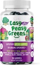 EasyPeasyGreens Daily Veggie Gummies for Kids - 90 Greens Gummies - Aitab Picky Eaters Get Oma Köögiviljad - Valmistatud 10 Real Köögiviljaekstrakti ja 100% Vegan
