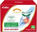 FitRx JointAlive Joint Support Supplements for Women & Men, Glükoosamiin Chondroitin, tüüp II kollageen, Relief liigesed Ebamugavus, Kõhrede parandamine, nii kiiresti kui 7 päeva, 60 Servings