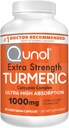 Qunol Turmeric Curcumin kapslid, 1000mg ekstra tugevus täiendada, patenteeritud hüdro-lahustuv tehnoloogia, alternatiiv kurkum kurkumiini must pipar, 30 Veggie kapslid
