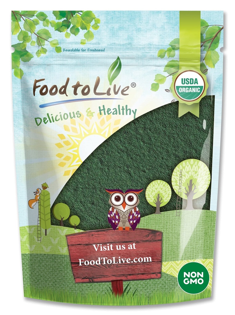 Toit elus orgaanilise Chlorella pulber, 8 Ounces - Non-GMO, Kosher, toores rohelised vetikad, Vegan Superfood, Bulk, puhas vegan roheline valk, rikas vitamiine ja mineraale, suurepärane jookidele, purustatud raku sein