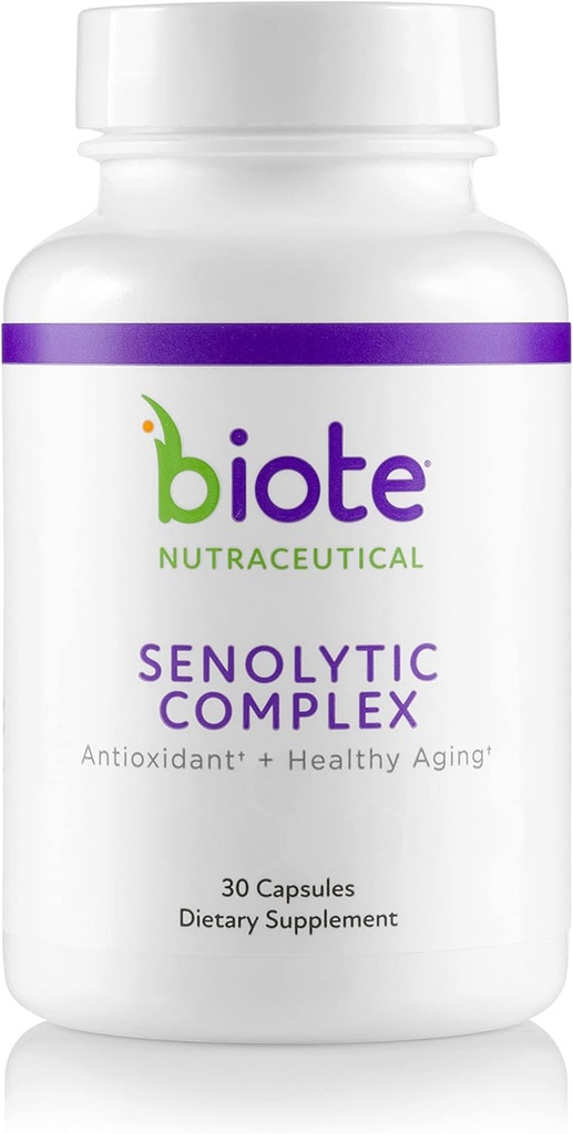 Biote Nutraceuticals - SENOLYTIC Complex - Antioksüdandid + tervislik vananemine (30 kapslit)