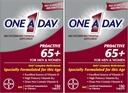 ONE A DAY Proactive 65+, Mens & Womens Multivitamin, Supplement with Vitamin A, Vitamin C, Vitamin D, and Zinc for Immune Health Support*, Calcium, Folic Acid & More, Tablet 150 Count (Pack of 2)