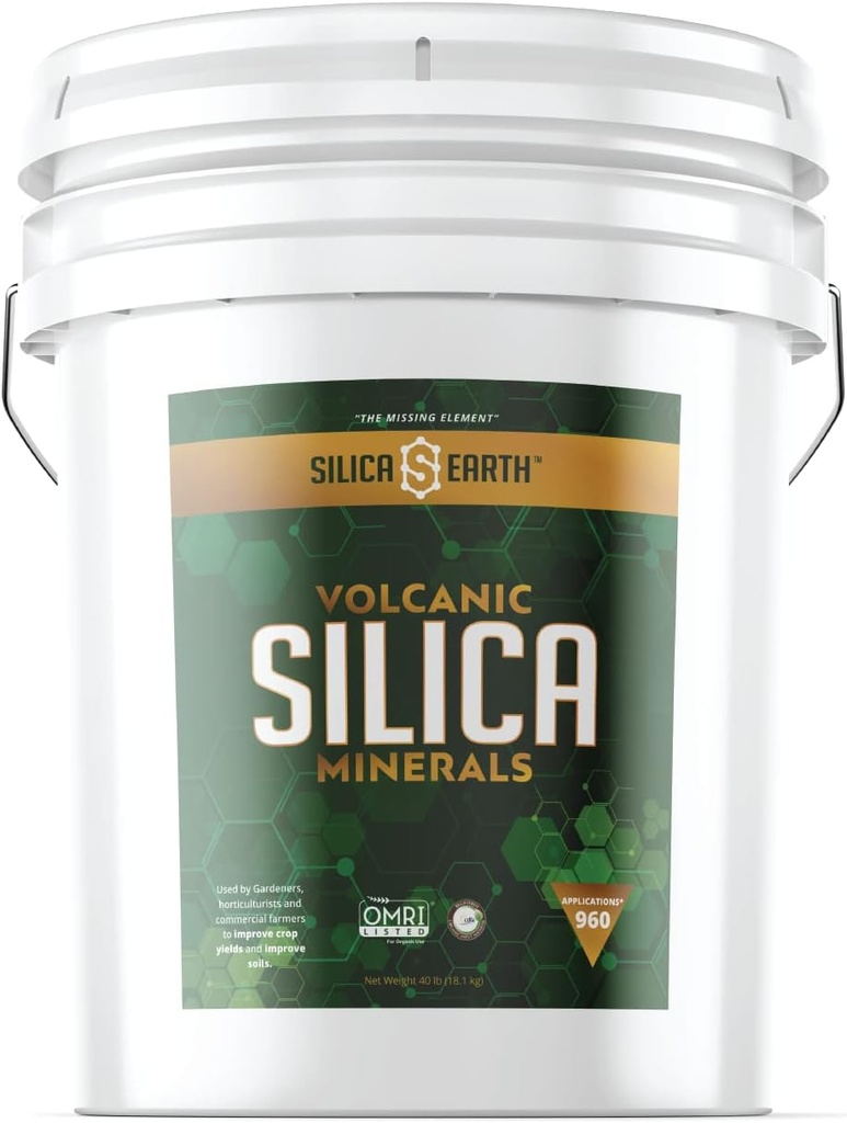 Vulkaaniline ränidioksiidi mineraalid mikroniseeritud - 40 naela