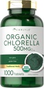 Carlyle Chlorella tabletid Orgaaniline 500 mg | 1000 Count | Taimetoitlane, mitte-GMO ja gluteenivaba toidulisand
