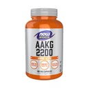 NOW Sports AAKG 2200, Arginine, energiatootmine, 180 Veg kapslit