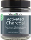Viva Doria Aktiivsöepulber, Hardwood Derived, Toiduklass, 1,2 Oz Klaaspurk