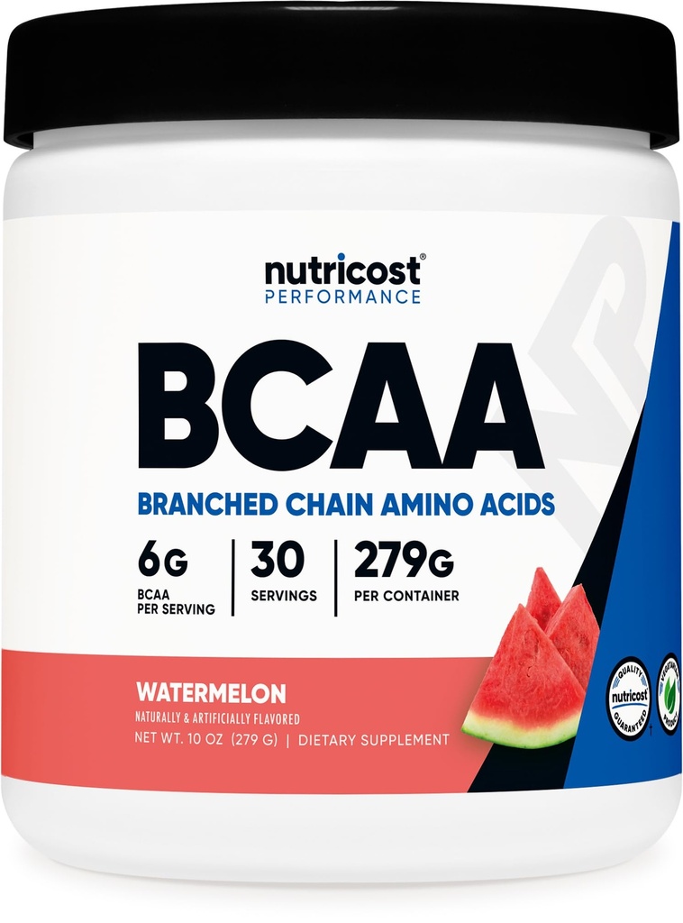 Nutricost BCAA pulber (Watermelon, 30 serveerimist) - optimaalne 2: 1: 1 suhe