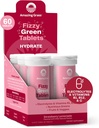 Amazing Grass Electrolyte tabletid, Fizzy Greens Water Flavoring Tablett koos vitamiinidega, Hydrate Strawberry Lemonade, 10 Count (Pakendamine võib varieeruda)