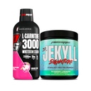 PROSUPPS L-karnitiin 3000 Stimulant Free Vedel Shots (31 Servings, Dragon Fruit) ja Mr. Hyde Signature Series Pre-Workout Energy Powdered Drink (30 Servings, Blueberry Lemonade) Bundle