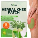 Wellnee Original Taimne põlveliigese plaaster - Wellknee Plaster põlvede toetamiseks ja lihasvaluks - Maksimaalne tugevus ajutiseks leevenduseks - Kleepuvad Soojuspaelad, mis on valmistatud looduslikest maitsetaimedest heaoluks (10 padja)