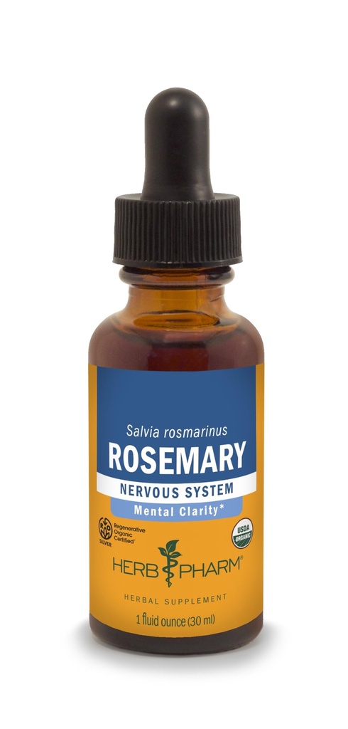 Herb Pharm Certified Organic Rosemary Vedel Extract, 1 Fl Oz (pakendamine võib varieeruda)