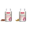 Jarrow Formulas Red Yeast Rice 1200 mg & Co-Q10 100 mg Per Serving- 120 Veggie Caps- 60 Servings & Heart Health- Vegan & Citrus Bergamot 500 mg- 60 Servings (Veggie Caps)