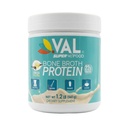 VAL luupuljongi valgupulber – 22 g valku, 12 g kollageeni, MCT & herneproteiini – soolestikku, nahka ja liigeste tuge – Paleo sõbralik, gluteenivaba – kanamaitse, 16 serveerimist