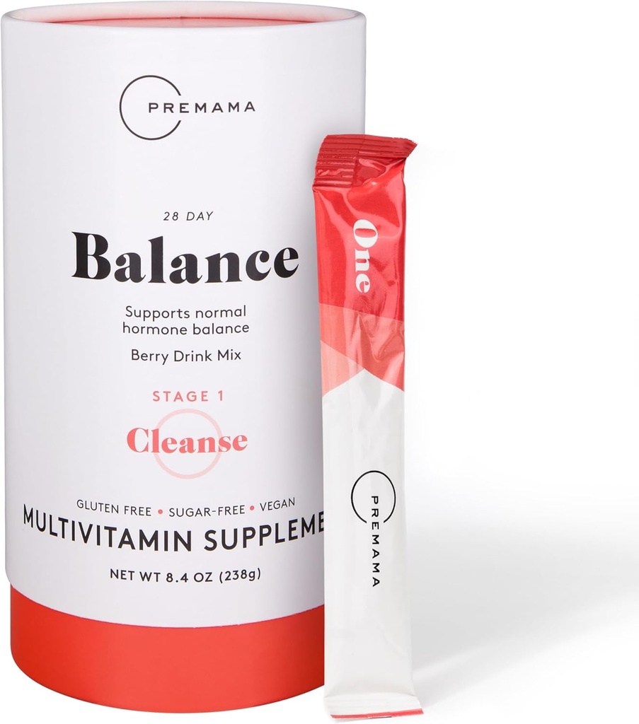 Premamama hormooni tasakaalu, multivitamiinilisandit, pulbrisegu hormonaalset toetust naistele, suhkrut ja gluteenivaba, marja maitset, 28 ühe portsjoni pakendit