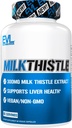 Evlution EVL Silimariin Piimaohakapslid - Optimaalse Maksapuhastuse Detox & Remont - Taimne Maksatoetus Täiendus Puhta Piimaohaka ekstraktiga - 60 Non-GMO Veggie kapslit
