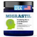 Põhiline Vigor Migrastil rahustav kael & õlakreem - kiire toimega ja võimas - mitte-suur paikne kreem (4 oz.) Valmistatud USA-s