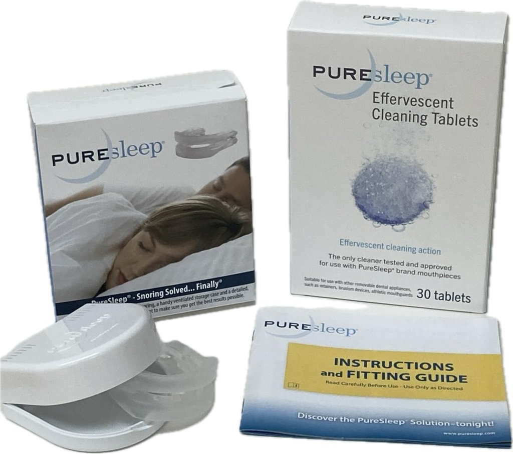 Bundle—PureSleep Anti-Snoring Mouthpiece and Cleaning Tablets